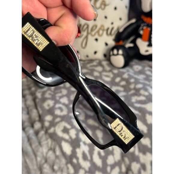Dior Night 3 crystal oversized sunglasses black main image 8